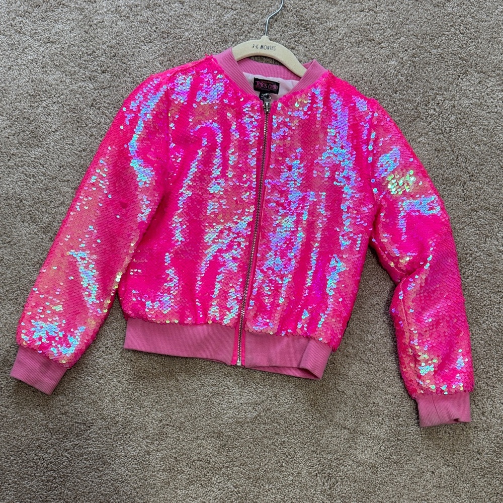 JoJo Siwa Sparkling Pink Sequin Jacket